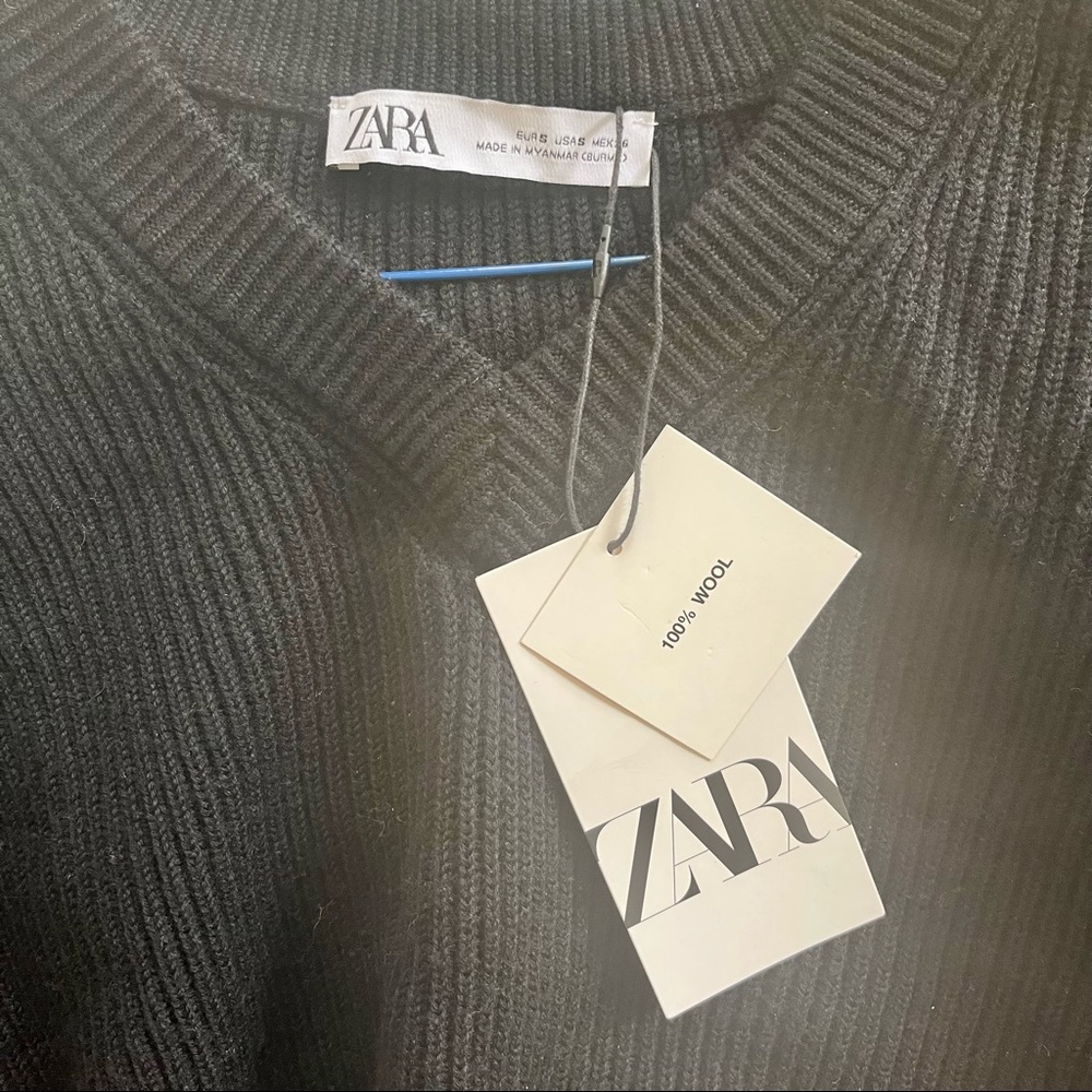 Zara 100% wool sweater